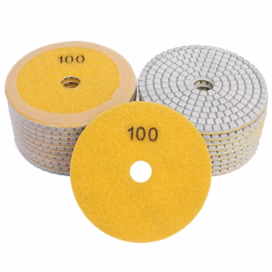 4inches Diamond Flexible Dry Polishing Pads for Marble Granite